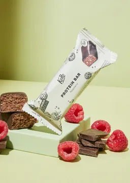 KoRo Veganer Bio Proteinriegel Raspberry | 50 g – Produktbild 1 von 1