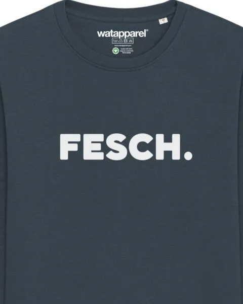 watapparel watapparel Sweatshirt Unisex Fesch, India ink grey, – Produktbild 3 von 3