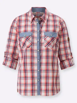 Witt Karobluse hummer-weiß-kariert – Produktbild 1 von 1