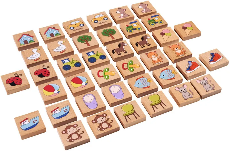 eichhorn eichhorn Spiel Memo Spiel aus Holz, Bunt, – Produktbild 4 von 5
