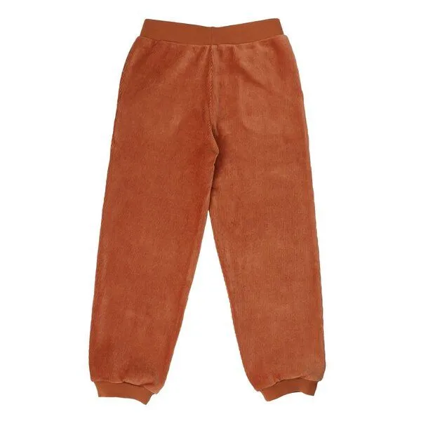 Walkiddy Jogginghose Cord Braun aus GOTS-zertifizierter Bio-Baumwolle – Walkiddy – Produktbild 2 von 3