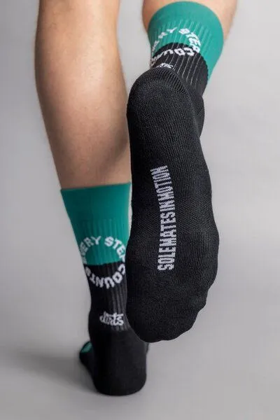 DIRTS DIRTS Solemates Athletic Socks, Pine green/black, – Produktbild 4 von 4