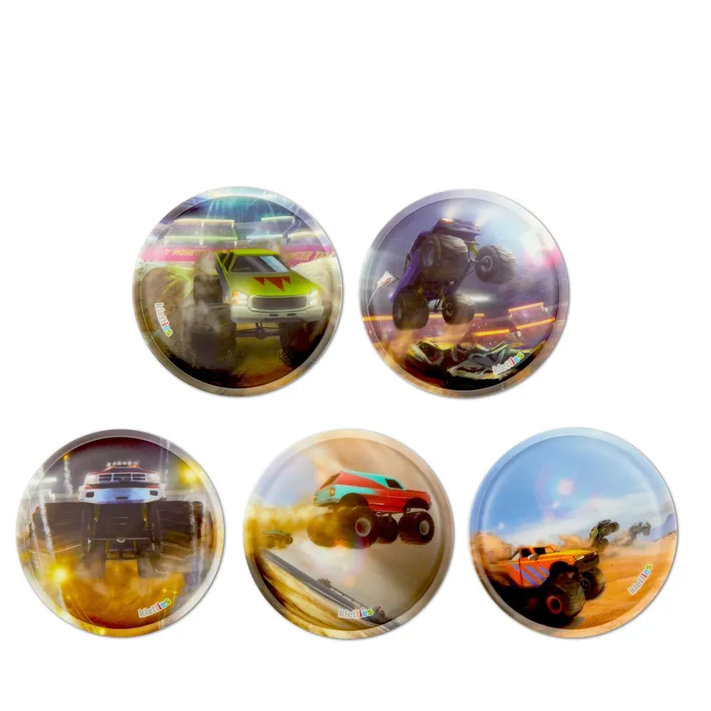 Ergobag Ergobag Kletties Matt Set (5-tlg.) Monstertrucks, Multicolored, – Produktbild 1 von 1