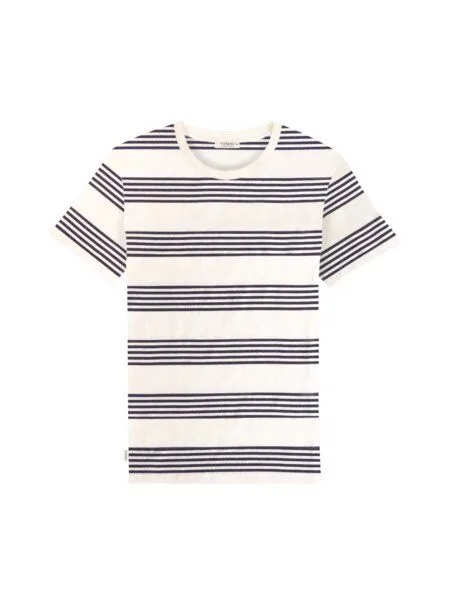 FUXBAU FUXBAU FF Männer Streifenshirt - creme navy, Blue, – Produktbild 3 von 4