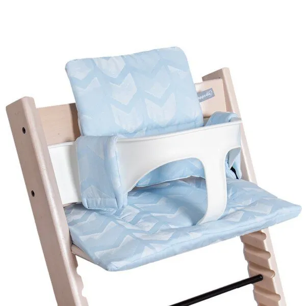 Hoppediz Hoppediz Kinderstuhlpolster - Hochstuhl Sitzkissen Set für Stokke Tripp Trapp, Amsterdam aqua, – Produktbild 1 von 4