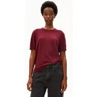 ARMEDANGELS ARMEDANGELS FINE KNIT Damen Strickshirt aus TENCEL Modal Mix, Velvet red, – Produktbild 1 von 1