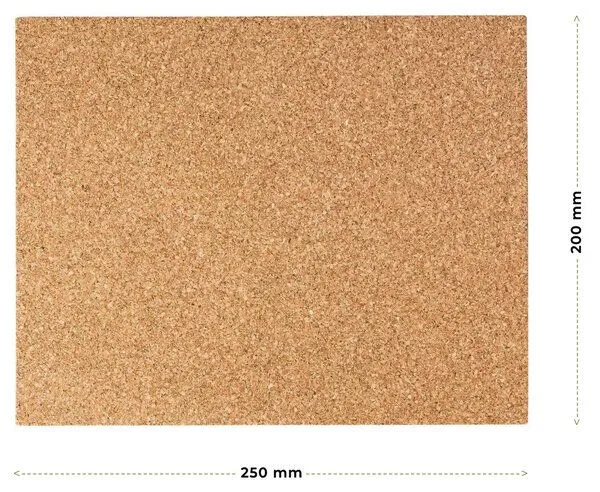Kork-Deko Kork-Deko 3 Pads aus Kork 250 x 200 mm | 3 mm dick | für Modellbau & Basteln – Produktbild 2 von 4