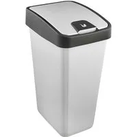 Keeeper keeeper Abfalleimer "Magne" mit Flipdeckel, 45 l, silber – Produktbild 1 von 1