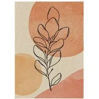 matabooks matabooks® Minimalistische A6 Postkarte mit Pflanzenmotiv aus nachhaltigem Graspapier, Euka, – Produktbild 1 von 1