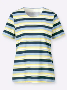 Witt Ringelshirt dunkelblau-zitrone-gestreift – Produktbild 1 von 1