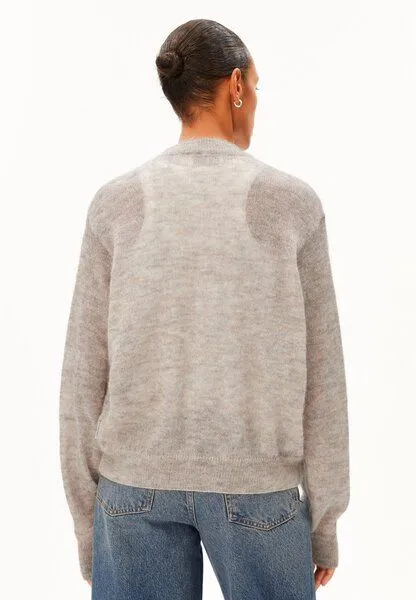 ARMEDANGELS ARMEDANGELS MOHAIR BLEND Damen Strickpullover aus Mohair-Mix, Honey melange, – Produktbild 3 von 5