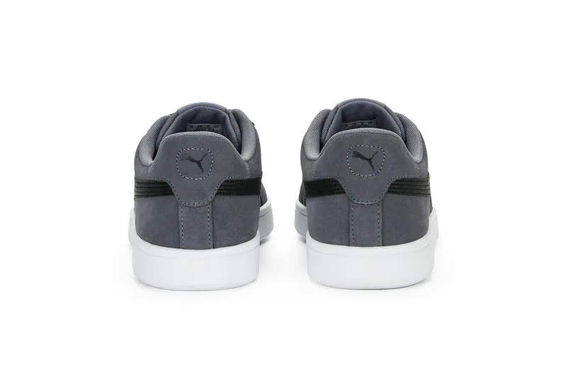 Puma Puma SMASH 3.0 Sneaker klassische Tennissport-Silhouette, gepufferter Schuhkragen, Grau, – Produktbild 5 von 5