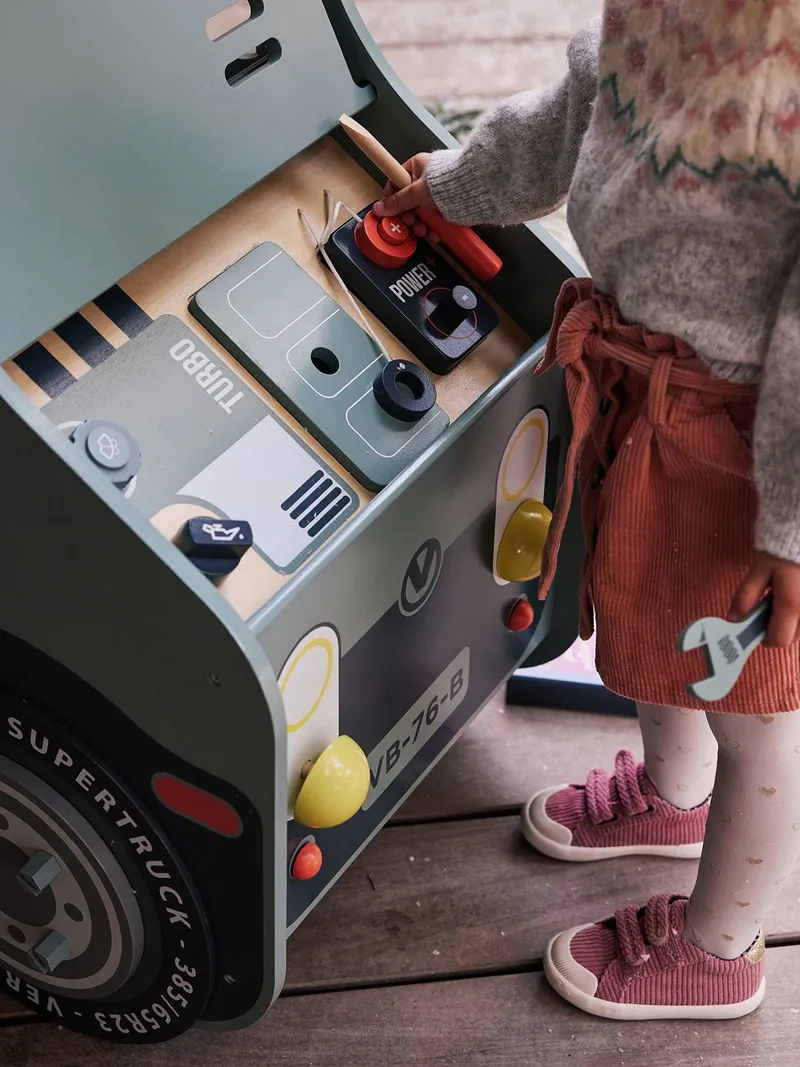 Vertbaudet Vertbaudet Spielzeugauto zum Reparieren, Beige, – Produktbild 3 von 8