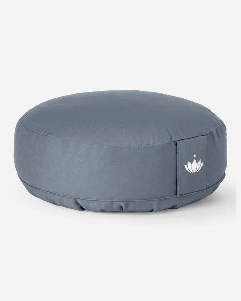 Lotuscrafts Lotuscrafts Meditationskissen Extra Niedrig - Sitzhöhe 10cm - GOTS Zertifiziert, Indigo dust, – Produktbild 1 von 4
