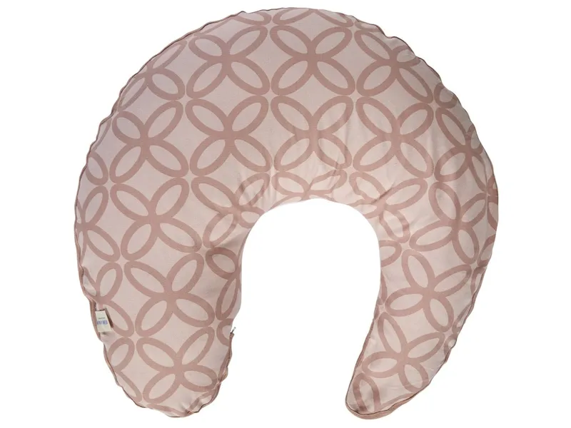 HANS NATUR HANS NATUR Stillkissen Stillmond, Bezug Bio-Baumwolle, Kapok-Füllung Maße 60 x 60 cm, Rosa, – Produktbild 2 von 2