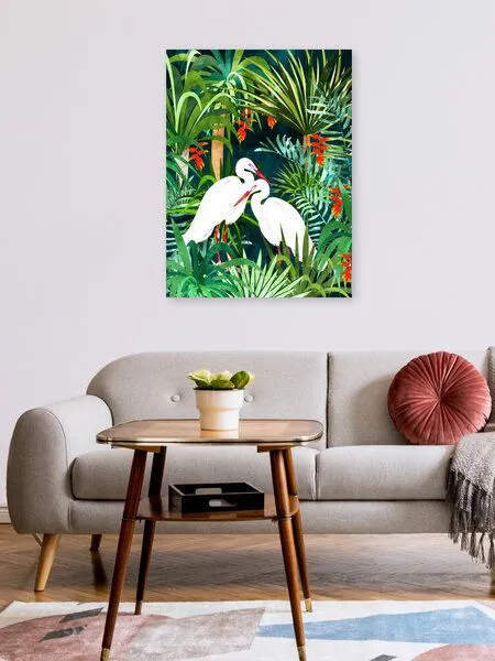 Photocircle Photocircle Poster / Leinwandbild - To Me, You're Perfect, Tropical Jungle Heron – Produktbild 2 von 4