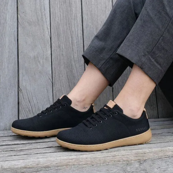 SORBAS SORBAS 35 Barfußschuhe aus Baumwolle, Schwarz, – Produktbild 4 von 4