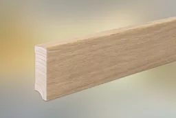 woodstore24 Sockelleiste Eiche furniert für Parkett und Massivholzdielen, 58 x 15 mm, klar lackiert, 240 cm – Produktbild 1 von 1