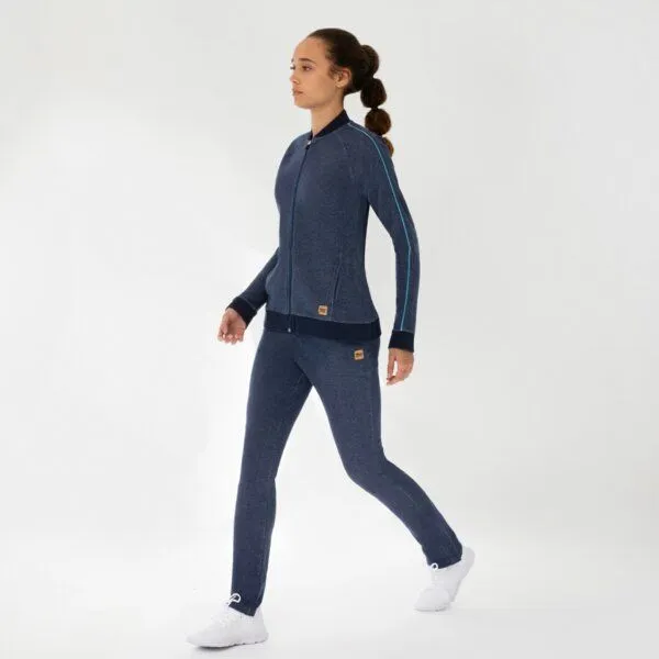 TAO Sportswear TAO Sportswear Lange Damen Jogginghose FLEUR aus Bio-Baumwolle, Blau, – Produktbild 2 von 4