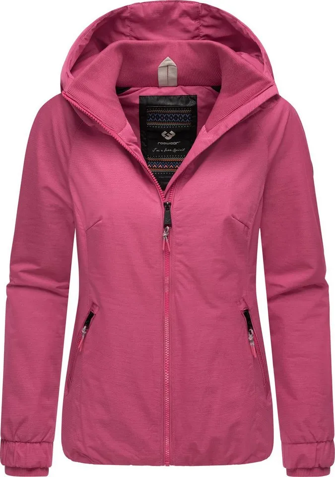 ragwear ragwear Winterjacke Dizzie Warm Rain Wasserdichte warme Damen Jacke mit Kapuze, Rosa, – Produktbild 5 von 5