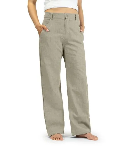 SCHAZAD Leinenhose APPROVAL von SCHAZAD, Oliv, – Produktbild 2 von 3