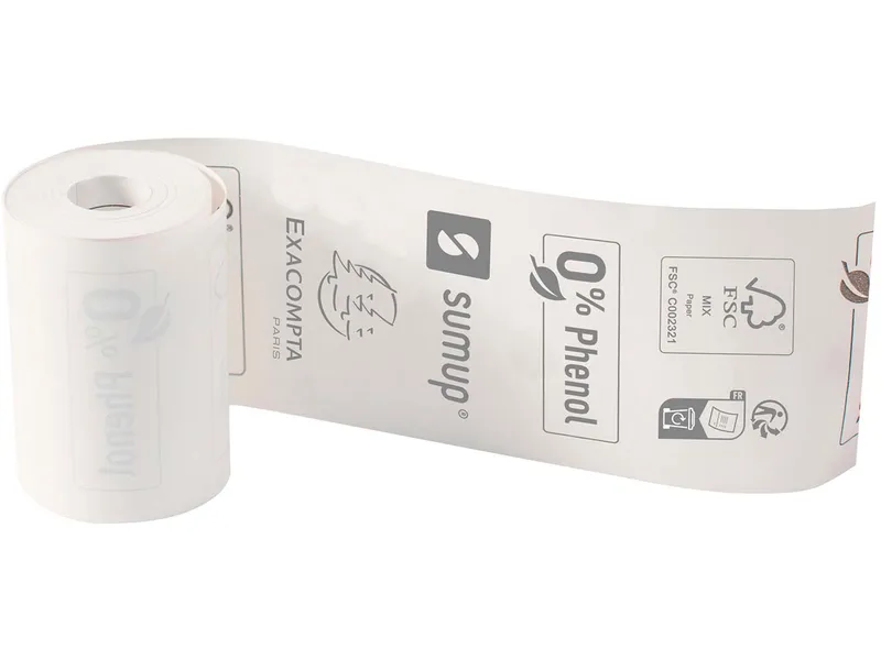 Exacompta Exacompta Bisphenolfreie Thermoprinter-Rollen, Breite 57 mm x 30 mm x 9 m, 20 Stk. – Produktbild 1 von 1