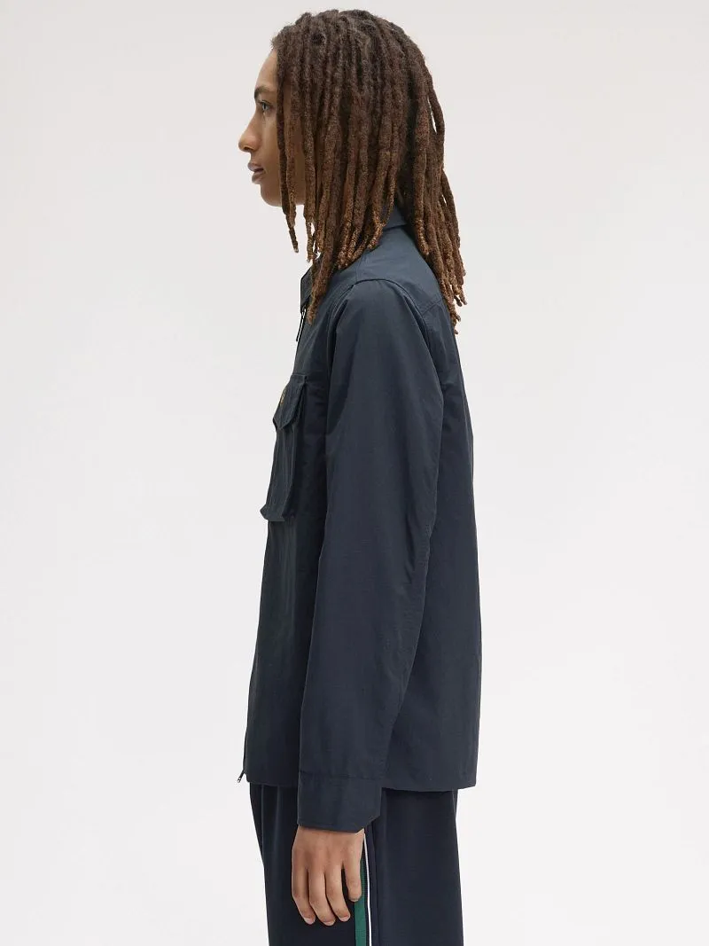 Fred Perry Fred Perry Overshirt Pocket Ribstop Navy - Größe XL, Blau, – Produktbild 2 von 5