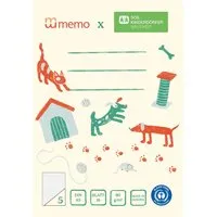 Memo memo x SOS-Kinderdörfer weltweit Schulheft DIN A5, 16 Blatt, Lin. 5 – Produktbild 1 von 1