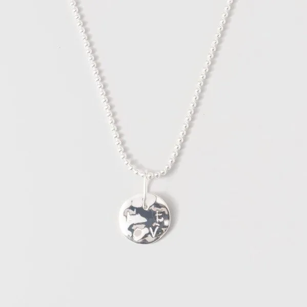 fejn jewelry fejn jewelry Kettenanhänger 'LOVE', Silber, – Produktbild 2 von 4