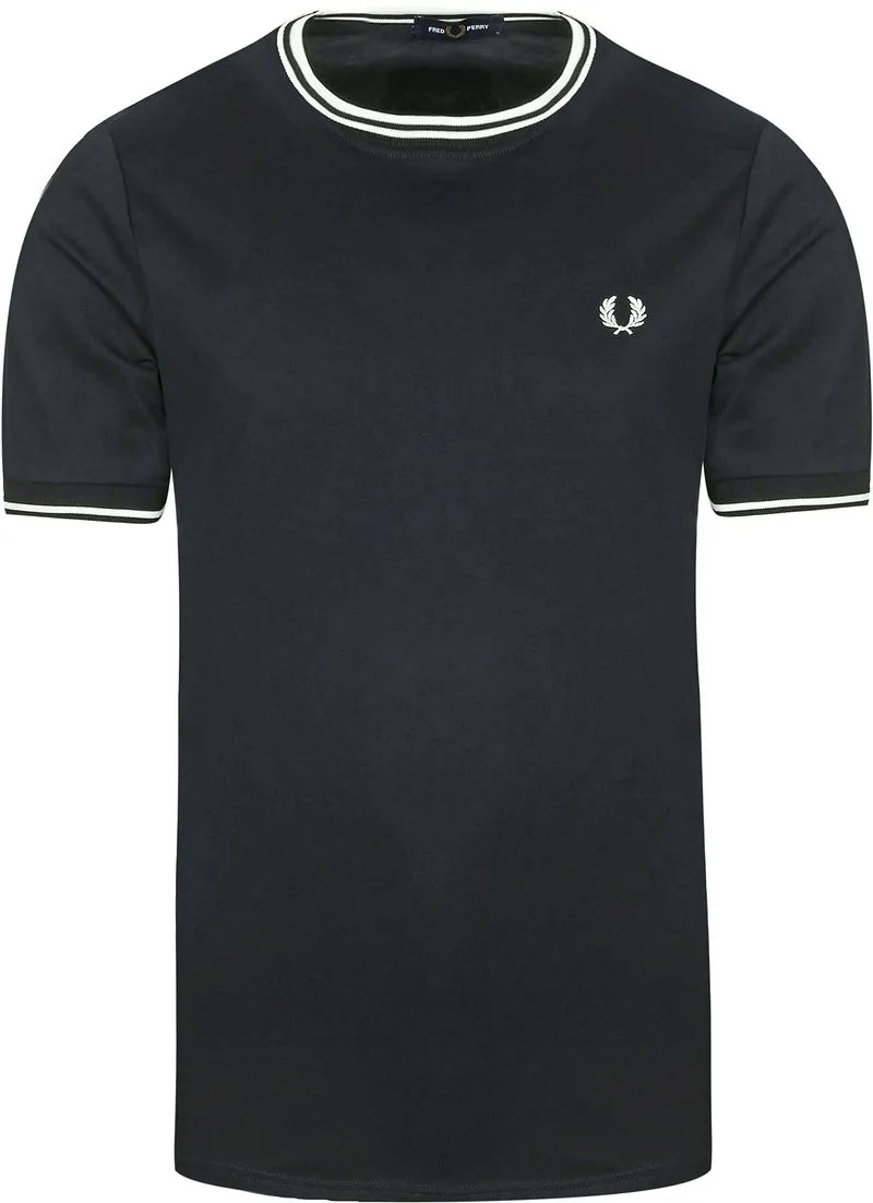Fred Perry Fred Perry T-Shirt Dunkelgrün T50 - Größe S, Dunkelgrün, – Produktbild 2 von 4