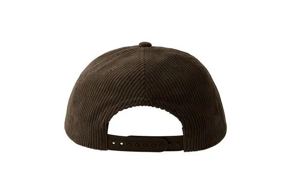 Atlantis Headwear Cord Cap größenverstellbar Recycelt grober Kord 5 Panels von Atlantis Headwear, Oliv, – Produktbild 3 von 4