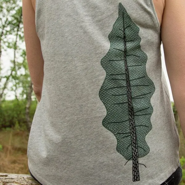 Cmig Cmig Damen Tank-Top Tanne heather grey – Produktbild 2 von 4
