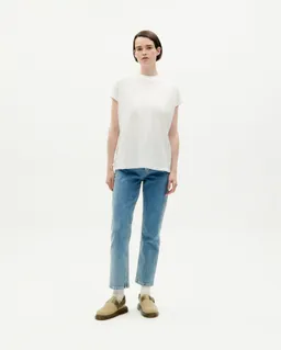 thinking mu Thinking MU Damen vegan Basic T-Shirt Volta Weiß – Produktbild 1 von 1
