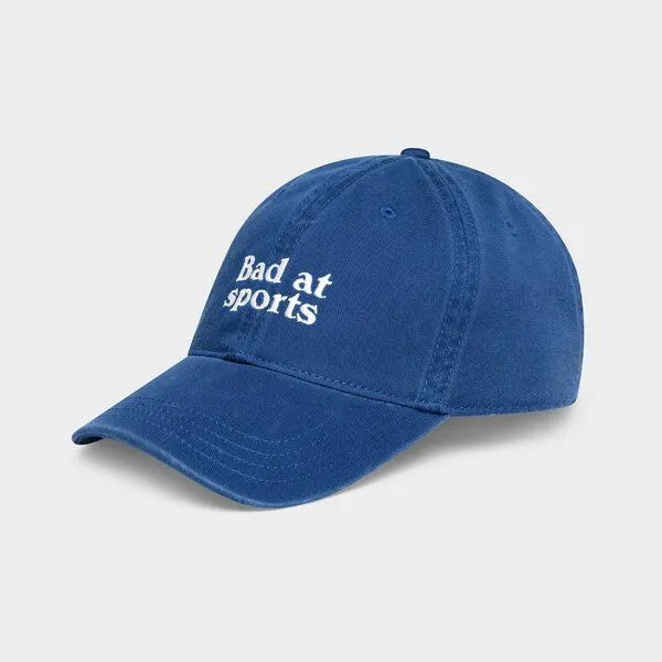 Dedicated DEDICATED Cap Slussen aus Bio-Baumwolle - Bad at Sports, Royal blue (blau), – Produktbild 1 von 3
