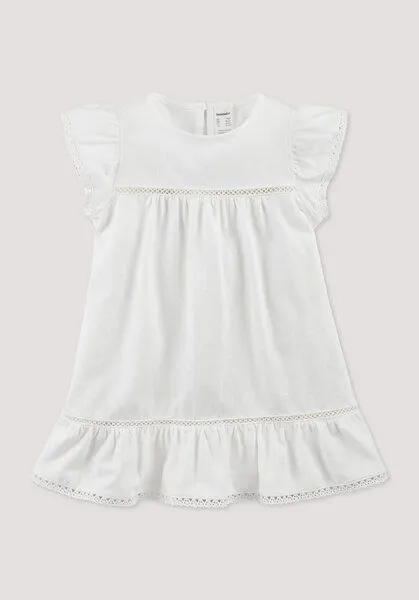 hessnatur hessnatur Jersey Kleid aus reiner Bio-Baumwolle, Naturweiss, – Produktbild 1 von 4
