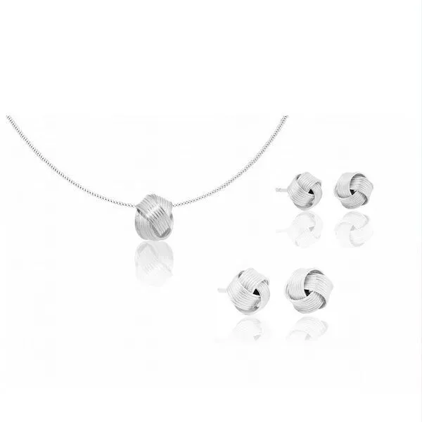 pakilia pakilia Silber Kette Knoten elegant Fair-Trade und handmade – Produktbild 1 von 3