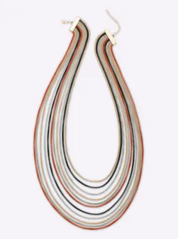 heine Kette silberfarben-goldfarben-orange – Produktbild 1 von 1