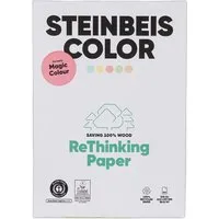 Steinbeis 500 Blatt Steinbeis Farbiges Recycling Kopierpapier "MagicColour" DIN A4 rosa – Produktbild 1 von 1