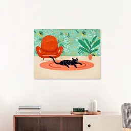 Photocircle Photocircle Poster / Leinwandbild - Boho Cat – Produktbild 1 von 1