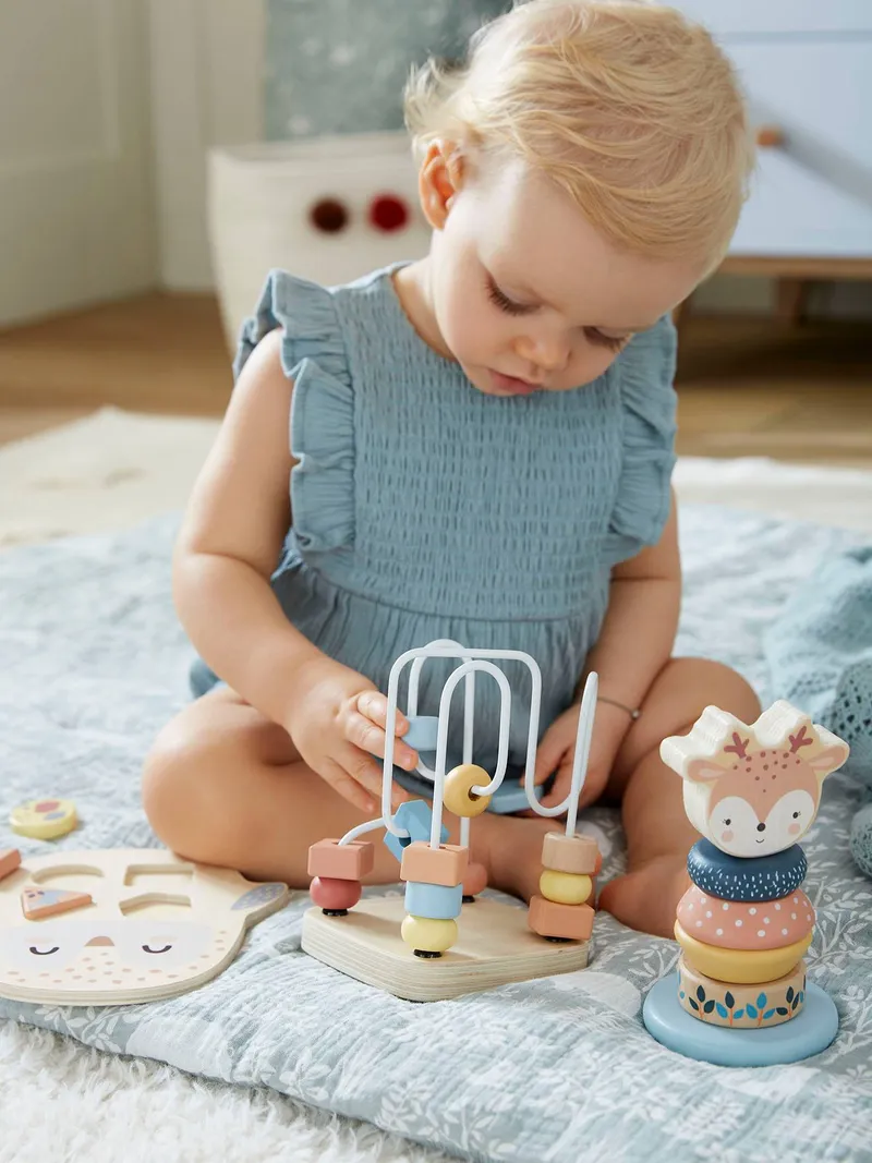 Vertbaudet Vertbaudet Lernspielzeug-Set MÄRCHENWALD, Beige, – Produktbild 2 von 4