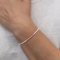 juni juni Veganes Boho Perlenarmband "Koralle" – Produktbild 1 von 1