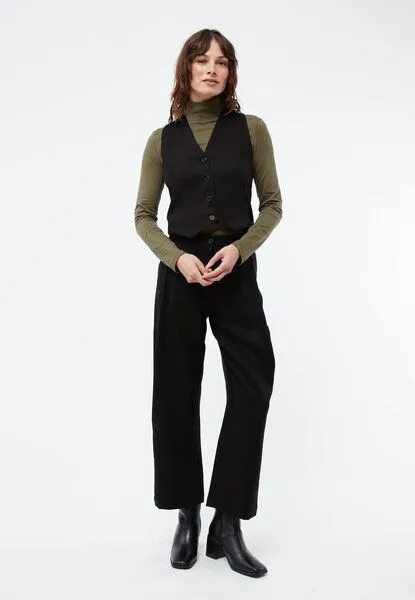 Givn Berlin Givn Berlin Weste GBALIDA mit Teilungsnähten aus TENCEL, Black, – Produktbild 2 von 4