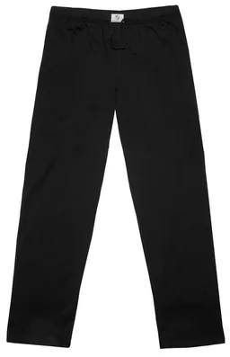 HAASIS Bodywear 1919 Pyjamahose Herren Jerseyhose 77111873-schwarz (1-tlg) Leichte Pyjamahose, Seitentaschen, Kordel – Produktbild 1 von 1