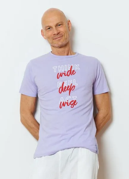 SPARKLES OF LIGHT SPARKLES OF LIGHT Yoga Shirt | THINK FEEL ACT, Gelb, – Produktbild 2 von 2