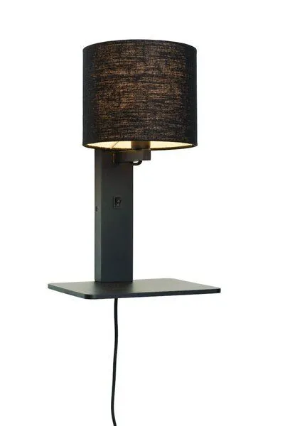 GOOD&MOJO GOOD&MOJO Wandlampe Andes, Schwarz, – Produktbild 2 von 4