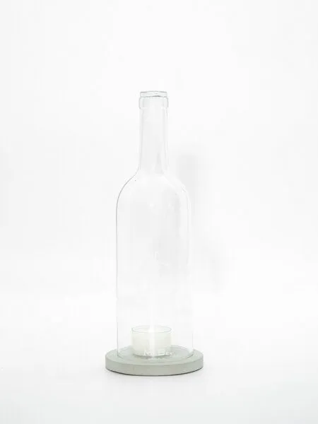 MaBe MaBe WINDLICHT #FOR PEACE mit grauem Untersetzer, Transparent, – Produktbild 3 von 4