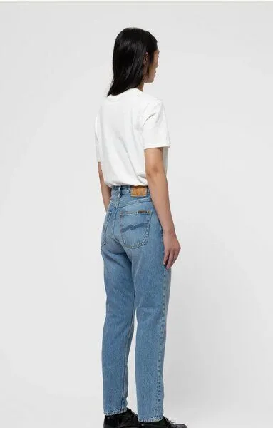 Nudie Jeans Nudie Jeans Highwaist Jeans - Breezy Britt Blue Rebel - aus Bio-Baumwolle, Blue, – Produktbild 3 von 4