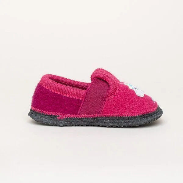 Kitz-Pichler Kitz-Pichler Walkpantoffel Bobby Appl. Einhorn, Pink, – Produktbild 4 von 4