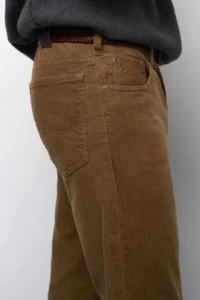 M 5 BY MEYER M 5 BY MEYER Five Pocket aus Casual Cord, Beige (camel), – Produktbild 4 von 4