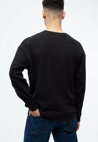 Givn Berlin Givn Berlin Sweater GBCEDRICO loose Fit aus recycelter Baumwolle, Black, – Produktbild 3 von 4